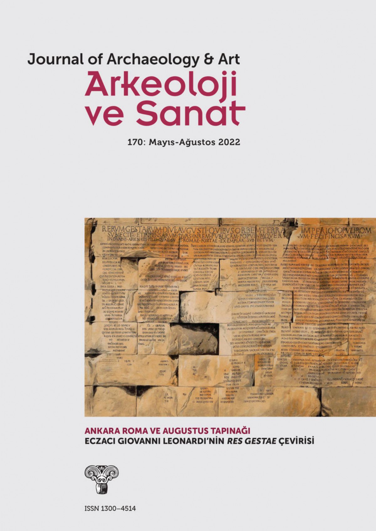 Arkeoloji ve Sanat Dergisi Sayi 170