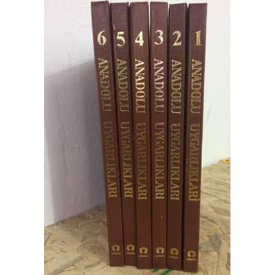 Anadolu Uygarliklari Gorsel Anadolu Tarihi Ansiklopedisi (set of 6 vols.)