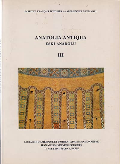 Anatolia Antiqua III