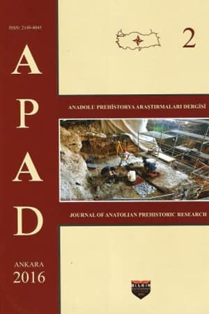 APAD Journal of Anatolian Prehistoric Research 2 (2016) APAD Journal of Anatolian Prehistoric Research 2 (2016)