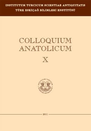 Colloquium Anatolicum X - Anadolu Sohbetleri Colloquium Anatolicum X - Anadolu Sohbetleri