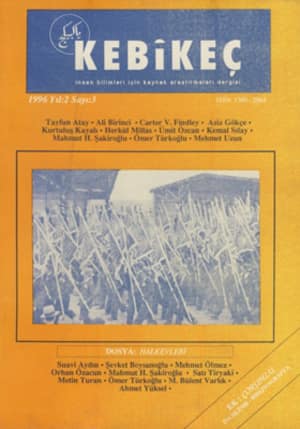Kebikec Insan Bilimleri Icin Kaynak Arastirmalari Dergisi, 1995, Yil: 2 Sayi: 3 - Dosya:Halkevleri