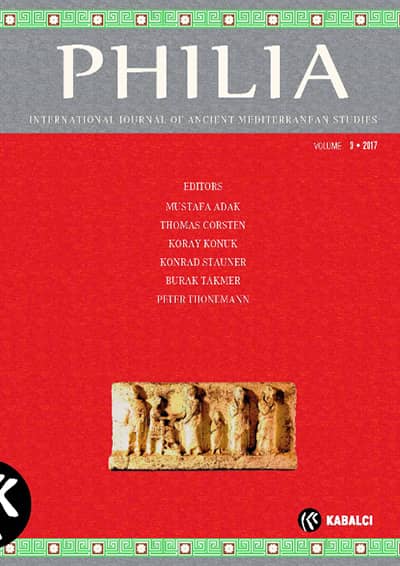 Philia Vol. 3 2017 - International Journal of Ancient Mediterranean Studies
