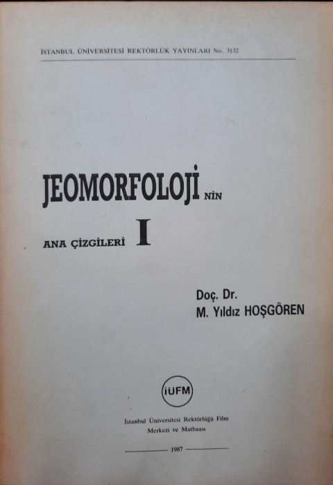 Jeomorfolojinin Ana Cizgileri I