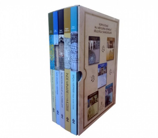 Konya'daki Hz. Mevlana Donemi Selcuklu Saheserleri (Boxed 5 Vols)