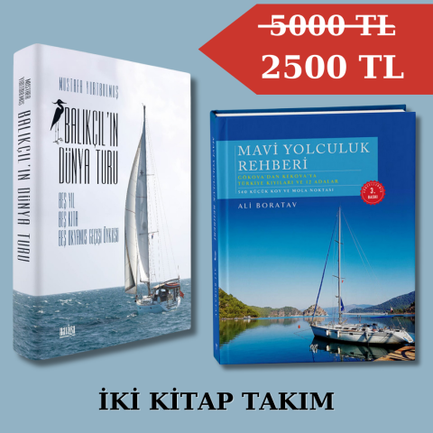 Mavi Yolculuk Rehberi / Balikcil'in Dunya Turu (Iki Kitap Takim)