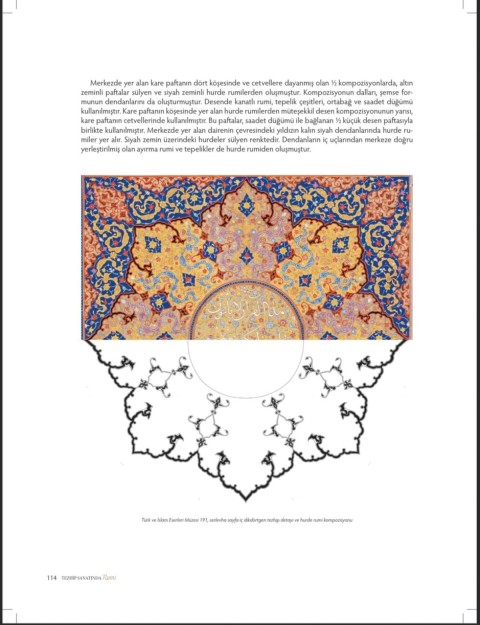 Tezhip Sanatinda Rumi