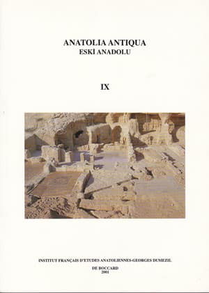Anatolia Antiqua - Eski Anadolu IX