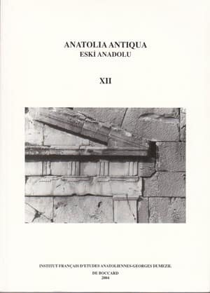 Anatolia Antiqua - Eski Anadolu XII