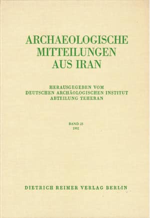 Archaeologische Mitteilungen aus Iran und Turan Band 25,1992
