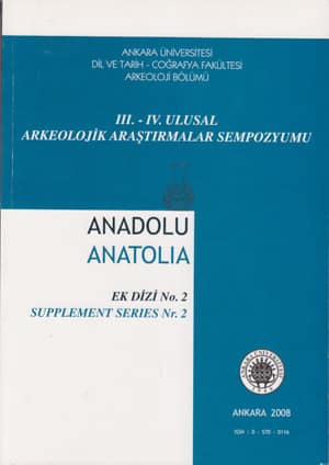 III.-IV. Ulusal Arkeoloji Arastirmalar Sempozyumu