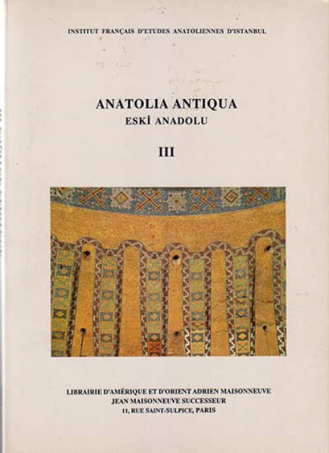Anatolia Antiqua III