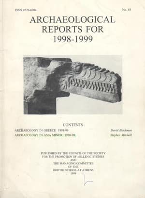 Archaeological Reports No 45 for 1998-1999