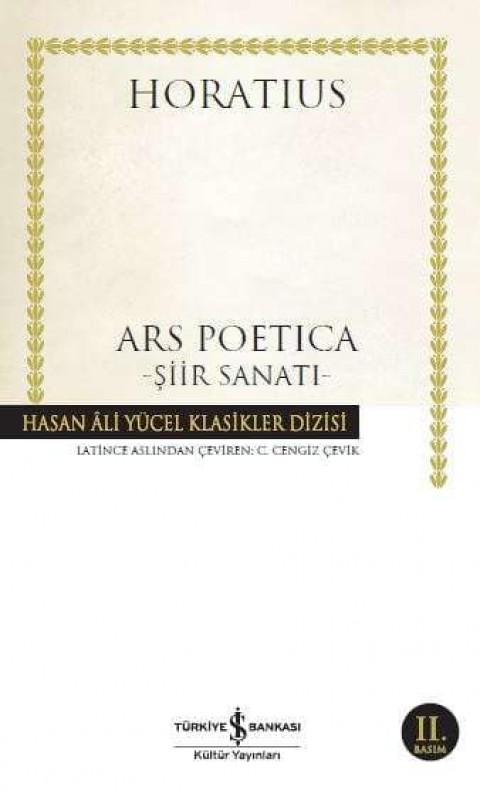 Ars Poetica –Siir Sanati-