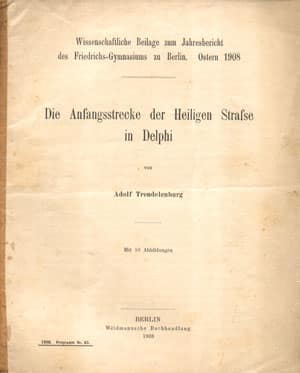 Die Anfangsstrecke der Heiligen Strasse in Delphi