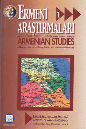 Armenian Studies 1 - A Quarterly Journal Of History, Politics and International Relations