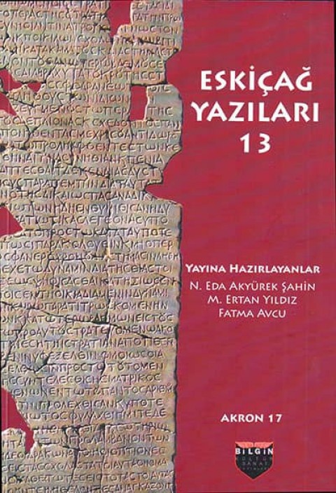 Eskicag Yazılari 13 - Akron 17