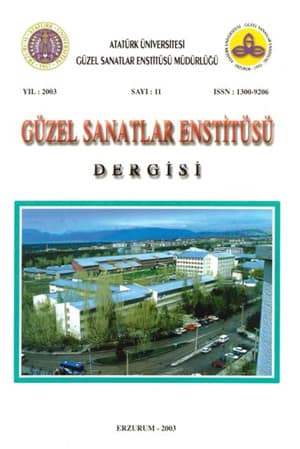 Guzel Sanatlar Enstitusu Dergisi - 11/2003