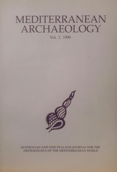 Mediterranean Archaeology Vol. 4 (1991)