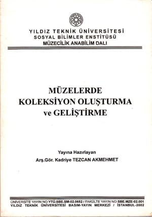 Muzelerde Koleksiyon Olusturma ve Gelistirme