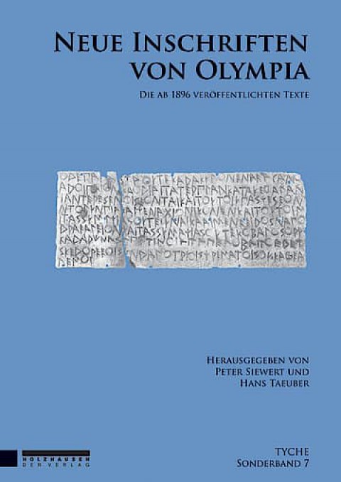 Neue Inschriften von Olympia Die ab 1896 veröffentlichten Texte