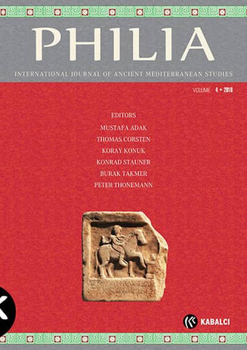 Philia Vol. 4 2018 - International Journal of Ancient Mediterranean Studies