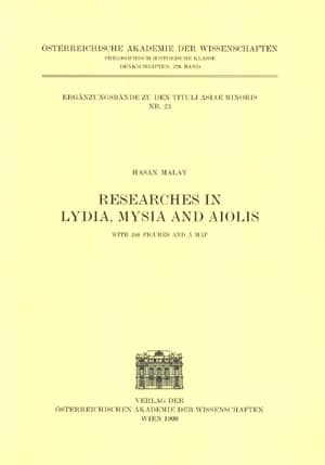 Researches in Lydia, Mysia and Aiolis