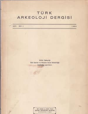 Turkish Review of Archaeology Number XXV-1 (1980)