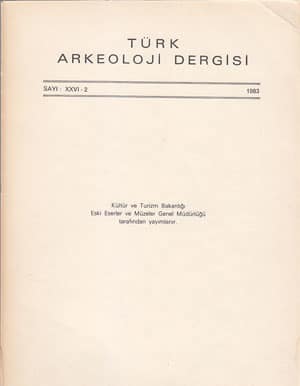 Turkish Review of Archaeology Number XXVI-2 (1983)