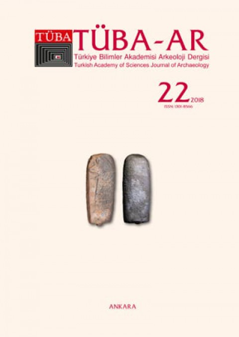 Tuba-Ar 22 - Turkish Academy of Sciences Journal of Archaeology