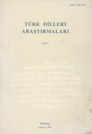 Turk Dilleri Arastirmalari Cilt 5