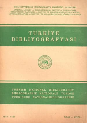 Turkiye Bibliyografyasi 1955 I-III