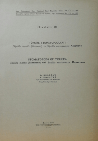 Turkiye Stomatopodlari